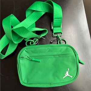 Jordan Green Crossbody Belt Bag with White Jumpman